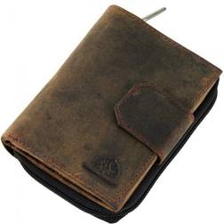 Greenburry Vintage Revival Wallet - Dark Tobacco Brown