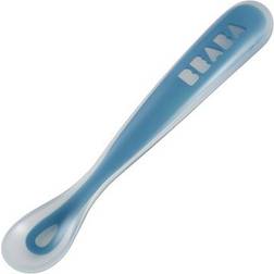 Beaba Cucchiaio Ergonomico Silicone Blu