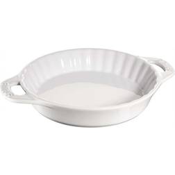 Staub White Pie Dish 30.4 cm 24 cm