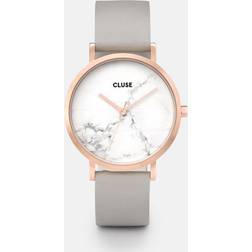 Cluse La Roche Rose gold White Marble 38mm CL40005 Marron