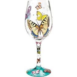 Lolita Butterfly Wishes White Wine Glass, Red Wine Glass 44cl