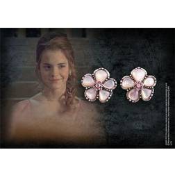 The Noble Collection Harry Potter: Hermione's Yule Ball Pin Earrings - Silver/Pink