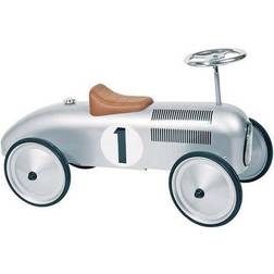 Goki Ride On Metal Vehicle Silver