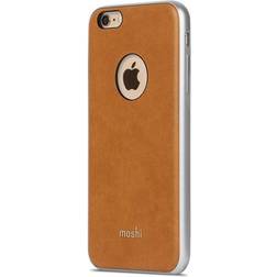 Moshi Coque iGlaze Napa iPhone 6s Plus cuir véritable vegan Beige