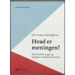 Hvad er meningen: om kedsomhed, angst og længsler i elevernes skoleliv (Hæftet, 2017)