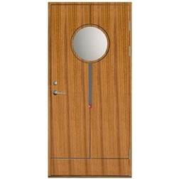 SnickarPer 6G Verona Teak Ytterdörr Klarglas H (90x200cm)