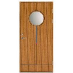 SnickarPer 6G Verona Teak Ytterdörr Klarglas H (90x210cm)