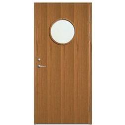 SnickarPer 106G Teak Ytterdörr Klarglas V (90x210cm)