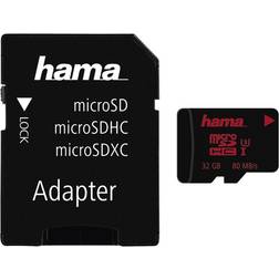 Hama MicroSDHC UHS-l U3 80MB/s 32GB