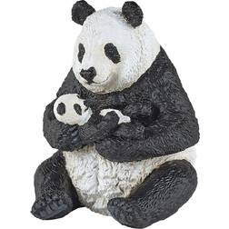 Papo Figurine Panda assis et son bébé