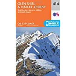 OS Explorer Map (414) Glen Shiel and Kintail Forest (OS Explorer Paper Map) (OS Explorer Active Map)