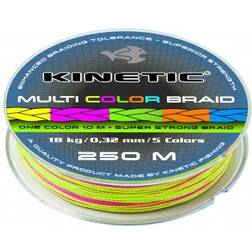 Kinetic Multi Color Braid 0 32mm 250m