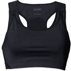 Boob Fast Food Sports Bra Black