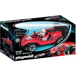 Playmobil Action 9090 Voiture de course rouge radiocommandée