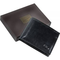 The Bridge Story Uomo Landscape Wallet - Black/Ruthenium