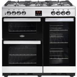 Belling Cookcentre 90DFT Acciaio inossidabile, Nero