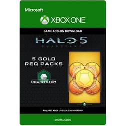 Halo 5 - Guardians - 5 Gold REQ Packs (XOne)