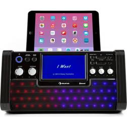 Auna DiscoFever Bluetooth LED Ecran TFT 7" Lecteur CD USB