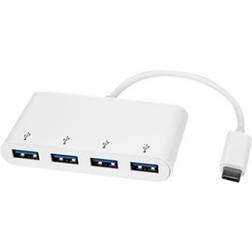 StarTech HB30C4ABW 4 Port USB C Hub 4 pcs