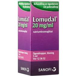 Lomudal 20mg/ml 5ml Ögondroppar