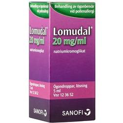 Lomudal 20mg/ml 5ml Øjendråber