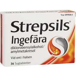 Strepsils Ingefära 36 st Sugtablett