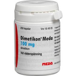 Dimetikon 100mg 250 st Kapsel