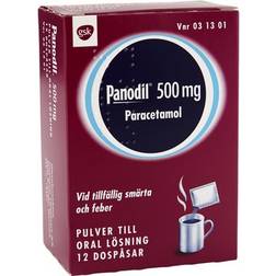 Panodil 500mg 12 st Portionspåse