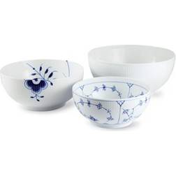 Royal Copenhagen History Mix Stor Suppeskål 18cm 3stk 0.75L