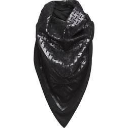 Lala Berlin Triangle Neo Black Foil Scarf S - Nero
