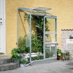 Halls Greenhouses Wall Garden 24 0.9m² 4mm Aluminium Polycarbonate