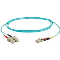 C2G LOMMF Multimode OM3 50/125 LC - SC LSZH 3m
