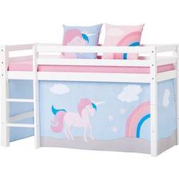 HoppeKids Unicorn Curtain for Halfhigh Bed 27.6x63"