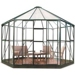 Halls Greenhouses Atrium 9m² Aluminium Glass