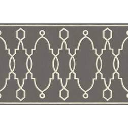 Cole & Son Bordüre Parterre von Charcoal grigio