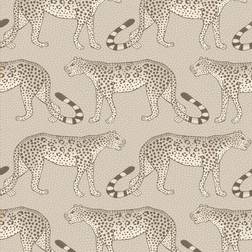 Cole & Son Tapete Leopard Walk von Stone gris