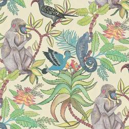 Cole & Son Savuti Wallpaper Ardmore Collection Roll Cream 109/1007