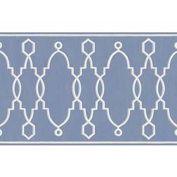 Cole & Son Bordüre Parterre von Cobalt Blue blu