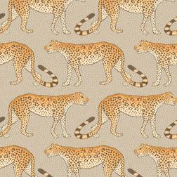 Cole & Son Leopard Walk Wallpaper Ardmore Collection Roll Sand Yellow 109/2010