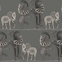 Cole & Son Safari Dance Wallpaper Ardmore Collection Charcoal 109/8039 Roll