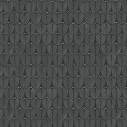 Cole & Son Tapete Narina von Charcoal gris/noir