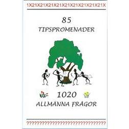 85 tipspromenader - 1020 allmänna frågor (Inbunden)