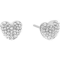 Michael Kors Brilliance Earrings - Silver/Transparent