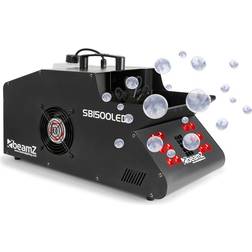 BeamZ SB1500LED Machine à fumée et à bulles, 1500W, réservoir 1,35L, mode DMX