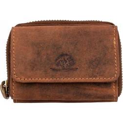 Greenburry Vintage Original Leather Mini Wallet - Antique Brown