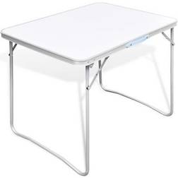 vidaXL Foldable Aluminum Camping Table (80cm x 60cm)