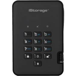 iStorage diskAshur 2 1 TB Externe SSD harde schijf USB 3.2 Gen 2 (USB 3.1) Zwart IS-DA2-256-SSD-1000-B