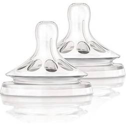 Philips Avent Speen natural slow flow 2 druppels 1 maand (2 st)