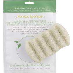 The Konjac Sponge Co. 6 Wave Bath Sponge Green French Clay