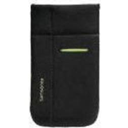 Samsonite Airglow Mobile Mobile Sleeve 12 cm Farbe: black/green (schwarz)